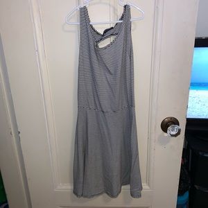 backless jersey dress